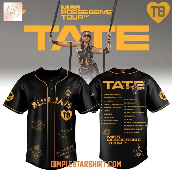 Toronto Blue Jays x Tate McRae Miss Possessive Tour 2025 Jersey