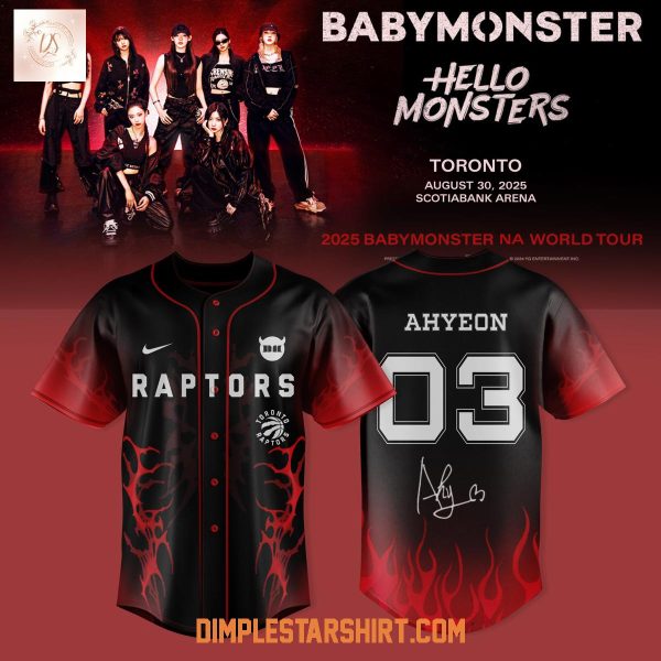 Toronto Raptors x Babymonster NA Tour Jersey