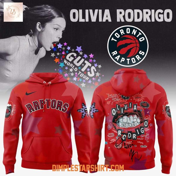 Toronto Raptors x Olivia Rodrigo Guts World Tour 2025 Hoodie Shirt