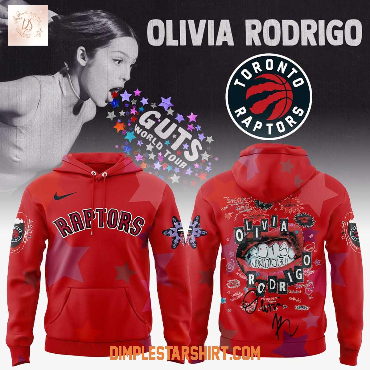 Toronto Raptors x Olivia Rodrigo Guts World Tour 2025 Hoodie Shirt Toronto Raptors x Olivia Rodrigo Guts World Tour 2025 Hoodie Shirt