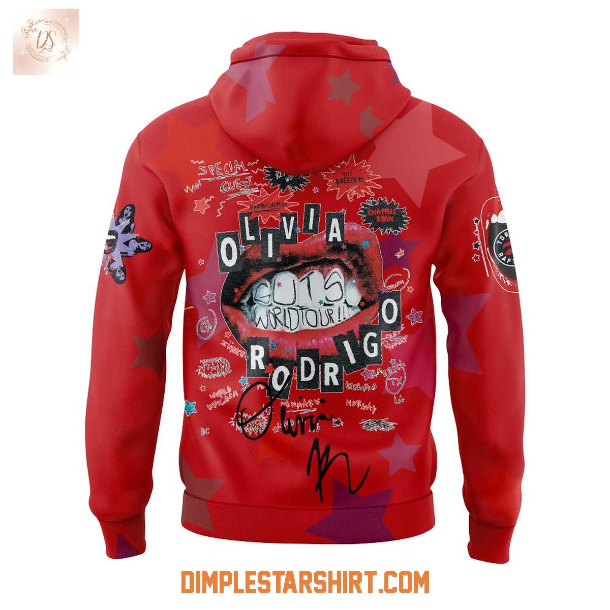 Toronto Raptors x Olivia Rodrigo Guts World Tour 2025 Hoodie Shirt Toronto Raptors x Olivia Rodrigo Guts World Tour 2025 Hoodie Shirt