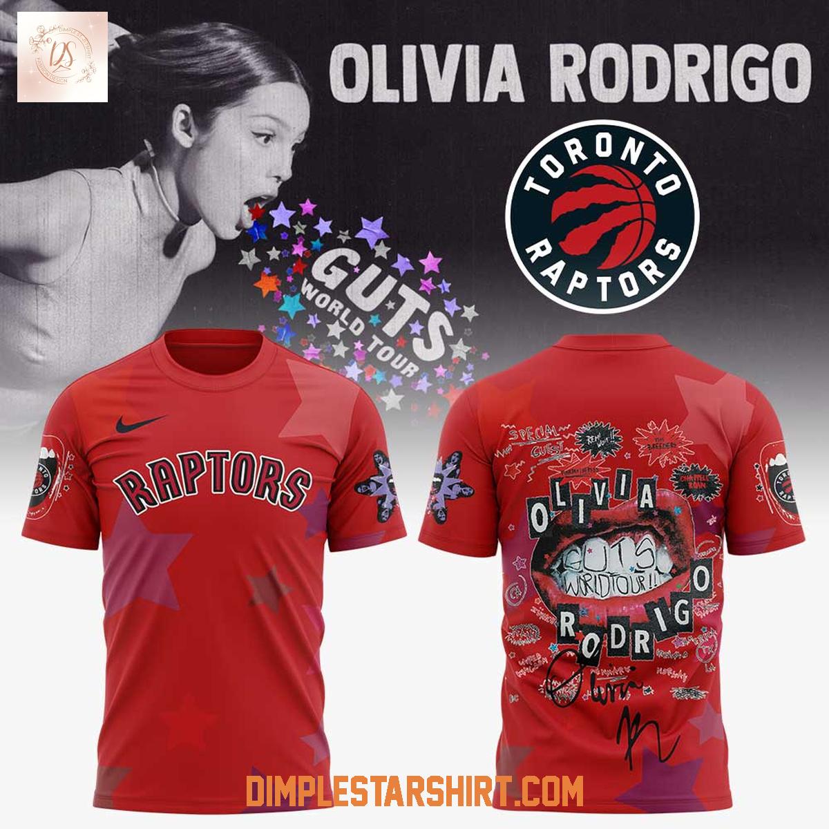 Toronto Raptors x Olivia Rodrigo Guts World Tour 2025 Hoodie Shirt Toronto Raptors x Olivia Rodrigo Guts World Tour 2025 Hoodie Shirt