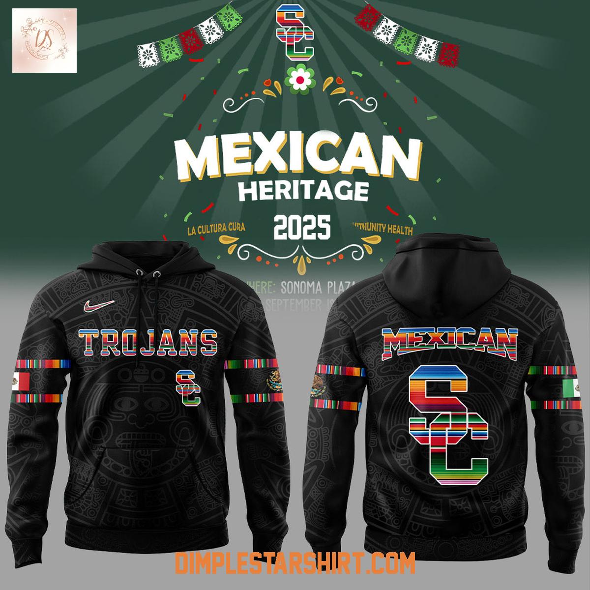USC Trojans Mexican Heritage Night 2025 Hoodie Shirt USC Trojans Mexican Heritage Night 2025 Hoodie Shirt