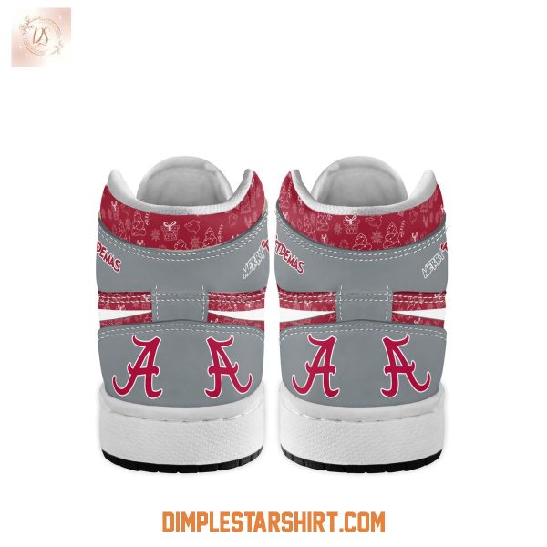 Alabama Crimson Tide The Grinch Merry Christmas Air Jordan 1 Shoes