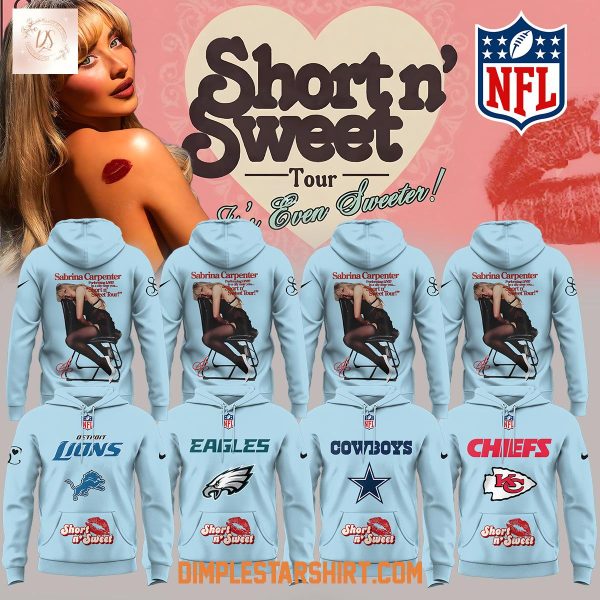 All Team NFL x Sabrina Carpenter Short N’ Sweet Tour Hoodie Shirt