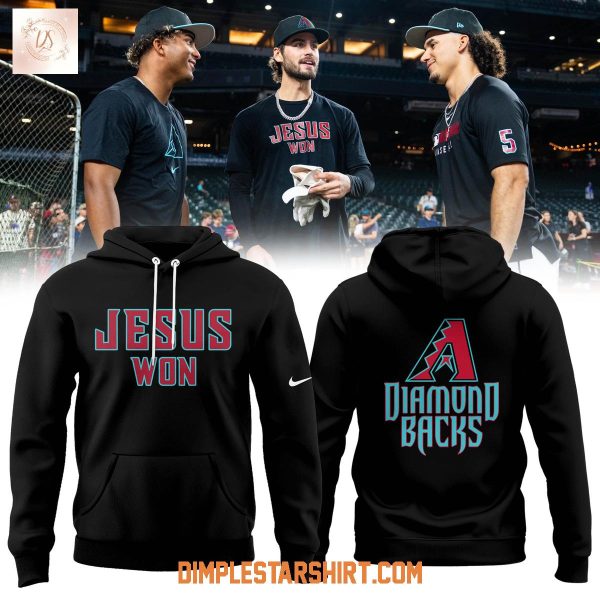 Arizona Diamondbacks Jesus Won Hoodie Shirt