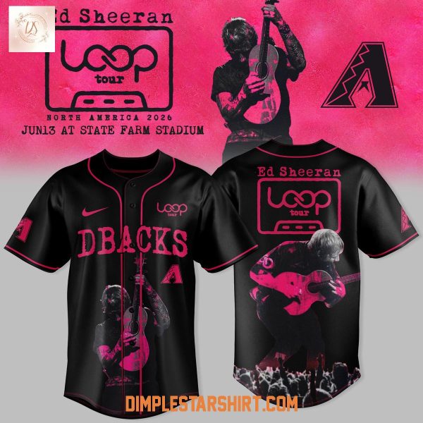 Arizona Diamondbacks x Ed Sheeran Loop Tour Jersey