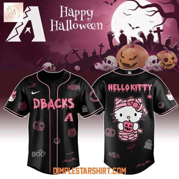 Arizona Diamondbacks x Hello Kitty Cosplay Hallloween Jersey