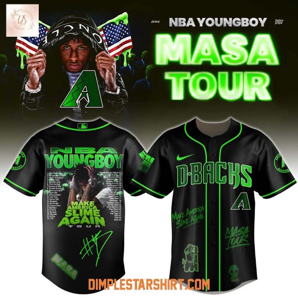 Arizona Diamondbacks x YoungBoy Never Broke Again Make America Slime Again Tour Jersey