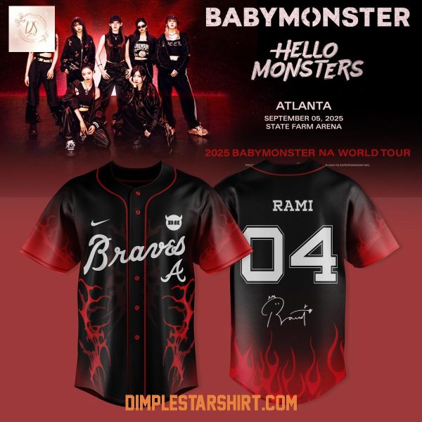 Atlanta Braves x Babymonster NA World Tour 2025 Jersey