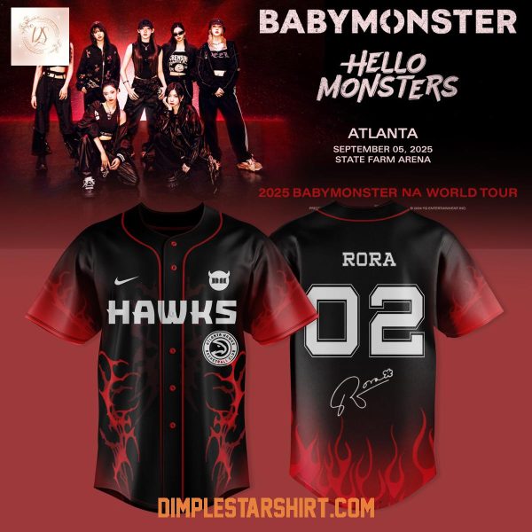 Atlanta Hawks x Babymonster NA World Tour 2025 Jersey