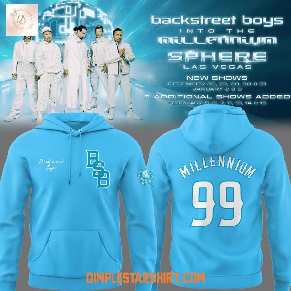 Backstreet Boys Into The Millennium Sphere Las Vegas Hoodie Shirt
