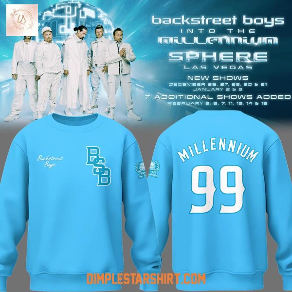 Backstreet Boys Into The Millennium Sphere Las Vegas Hoodie Shirt