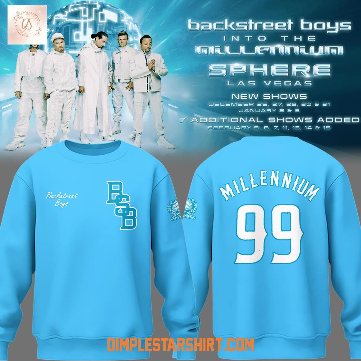 Backstreet Boys Into The Millennium Sphere Las Vegas Hoodie Shirt Backstreet Boys Into The Millennium Sphere Las Vegas Hoodie Shirt