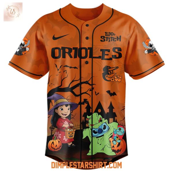 Baltimore Orioles x Lilo & Stitch 626 Trick Or Treat Jersey