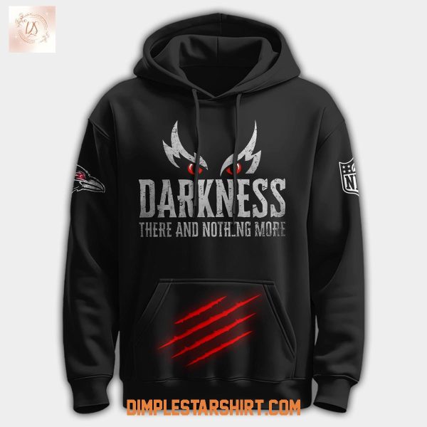 Baltimore Ravens All Black Darkness Hoodie Shirt