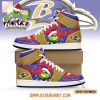 Utah Utes The Grinch Merry Christmas Air Jordan 1 Shoes