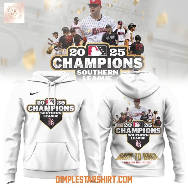 Birmingham Barons MiLB Southern League 2025 Champions Hoodie Shirt