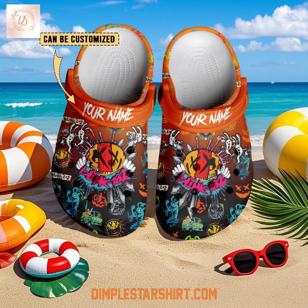 Blink 182 x Halloween Clogs Crocs