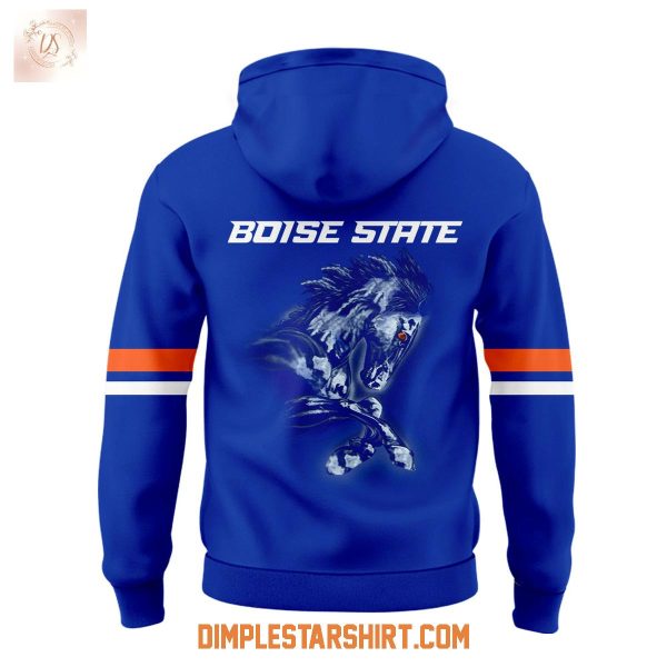 Boise State Broncos Football Uniform New Logo Hoodie Shirt