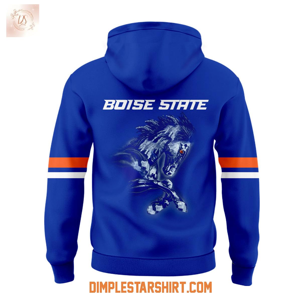 Boise State Broncos Football Uniform New Logo Hoodie Shirt Boise State Broncos Football Uniform New Logo Hoodie Shirt