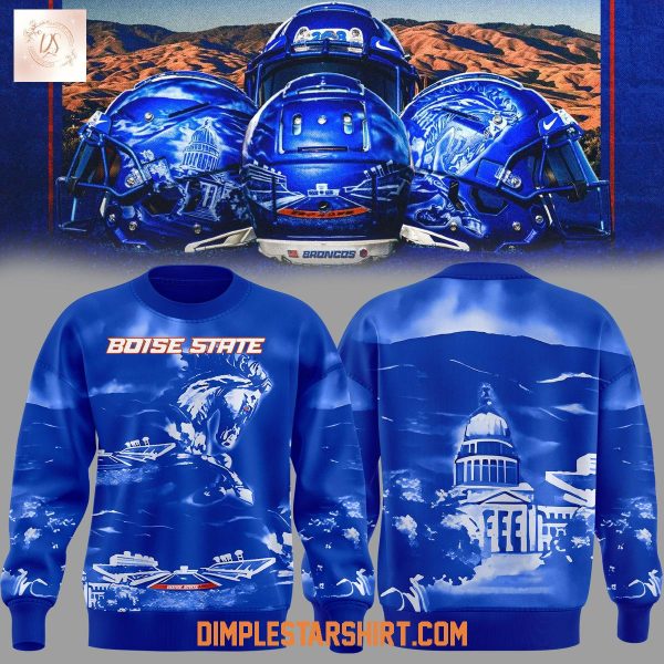 Boise State Broncos In The Blue And Idaho State Hoodie Shirt