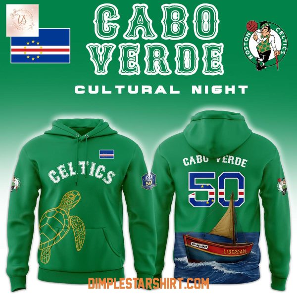 Boston Celtics Celebration Cabo Verde 2025 Hoodie Shirt
