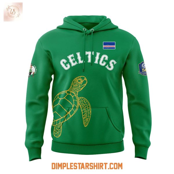 Boston Celtics Celebration Cabo Verde 2025 Hoodie Shirt