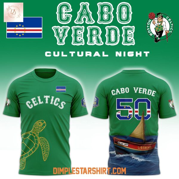 Boston Celtics Celebration Cabo Verde 2025 Hoodie Shirt