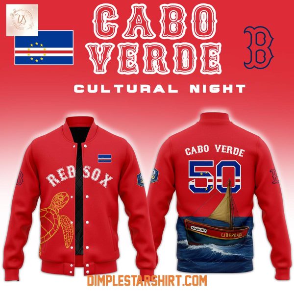 Boston Red Sox Celebration Cabo Verdean Baseball Jacket