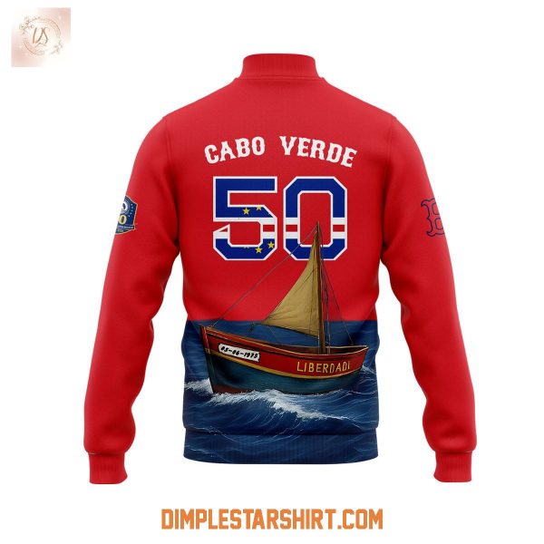 Boston Red Sox Celebration Cabo Verdean Baseball Jacket