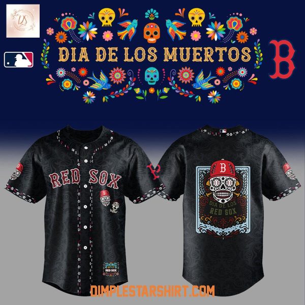 Boston Red Sox Dia De Los Muertos Mexico 2025 Jersey