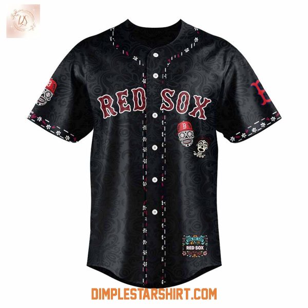 Boston Red Sox Dia De Los Muertos Mexico 2025 Jersey