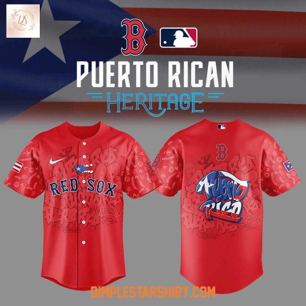 Boston Red Sox Puerto Rican Heritage 2025 Jersey