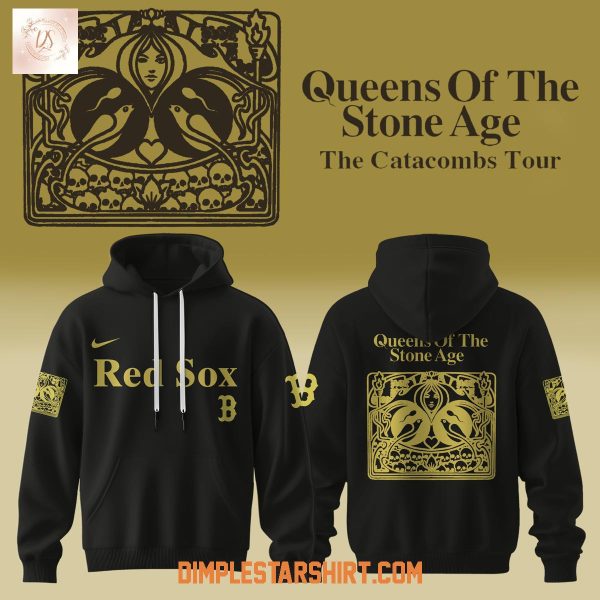 Boston Red Sox x Queens Of The Stone Age The Catacombs Tour 2025 Hoodie Shirt