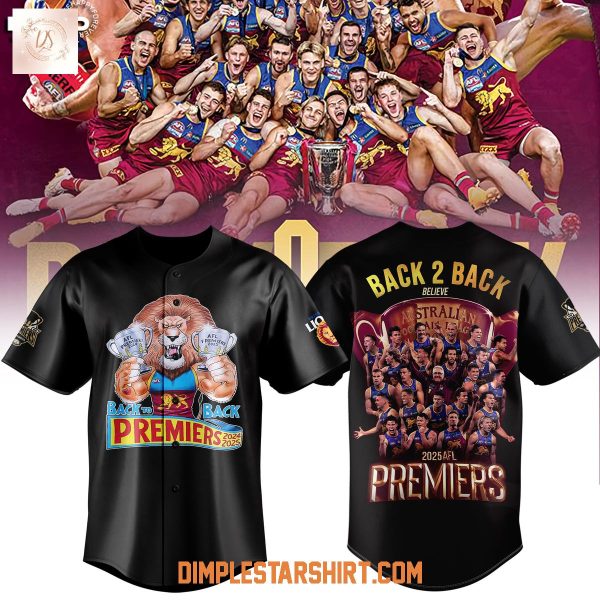 Brisbane Lions 2025 Back To Back Premiers Jersey