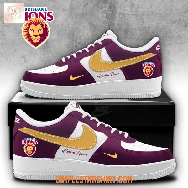 Brisbane Lions 2025 New Air Force 1 Shoes