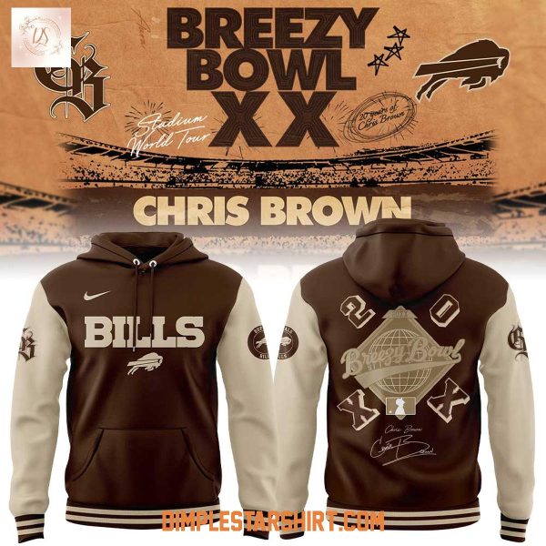 Buffalo Bills Chris Brown Breezy Bowl XX Hoodie Shirt