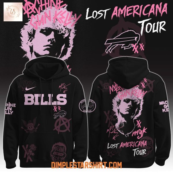 Buffalo Bills x Machine Gun Kelly The Lost Americana Tour 2025 Hoodie Shirt