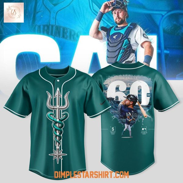 Seattle Mariners Cal Raleigh 60 Home Run Jersey