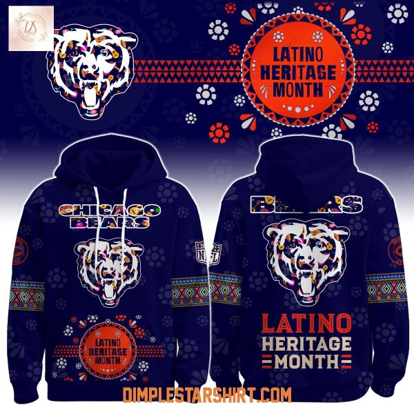 Chicago Bears x Latino Heritage Month Hoodie Shirt
