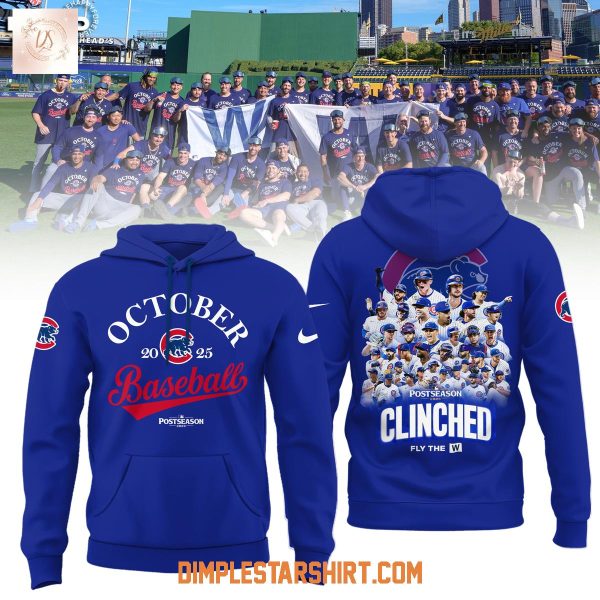 Chicago Cubs 2025 MLB Postseason Hoodie Shirt