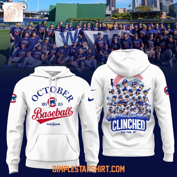 Chicago Cubs 2025 MLB Postseason Hoodie Shirt