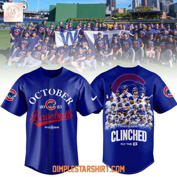 Chicago Cubs 2025 MLB Postseason Jersey