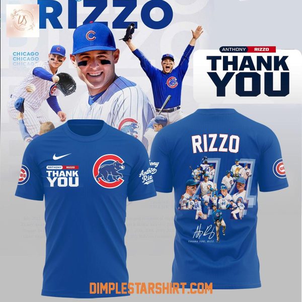 Chicago Cubs Legend Athony Rizzo Hoodie Shirt