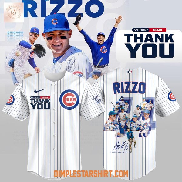 Chicago Cubs Legend Athony Rizzo White