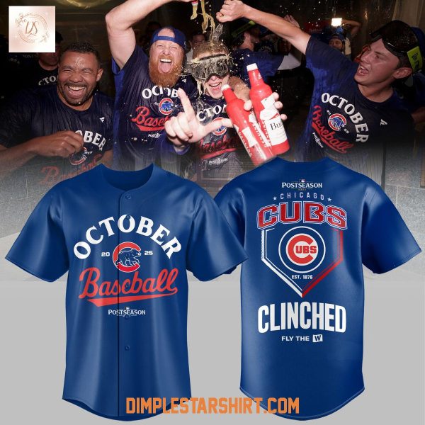 Chicago Cubs October 2025 Postseason Jersey