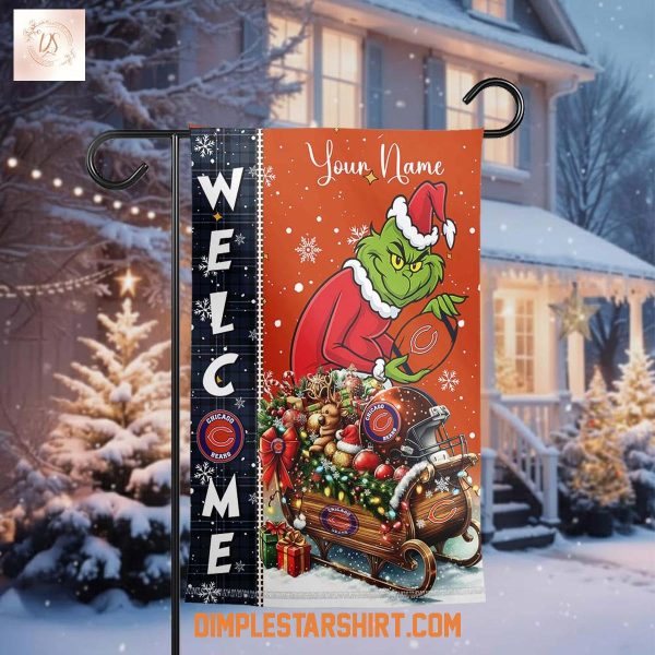 Cincinnati Bengals x The Grinch Christmas House Garden Flag