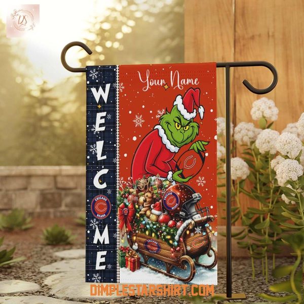 Cincinnati Bengals x The Grinch Christmas House Garden Flag