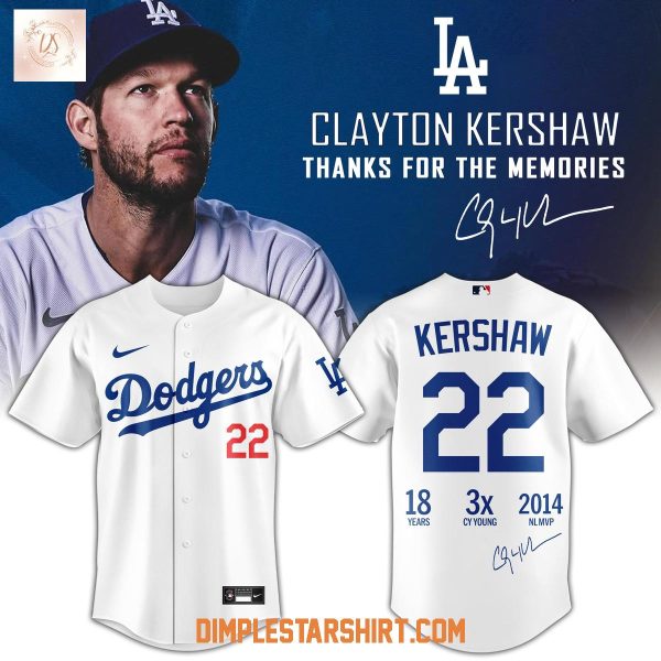 Clayton Kershaw Legend Los Angeles Dodgers Forever 22 Jersey
